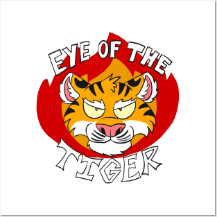 Tiger Fire Logo Posters and Art